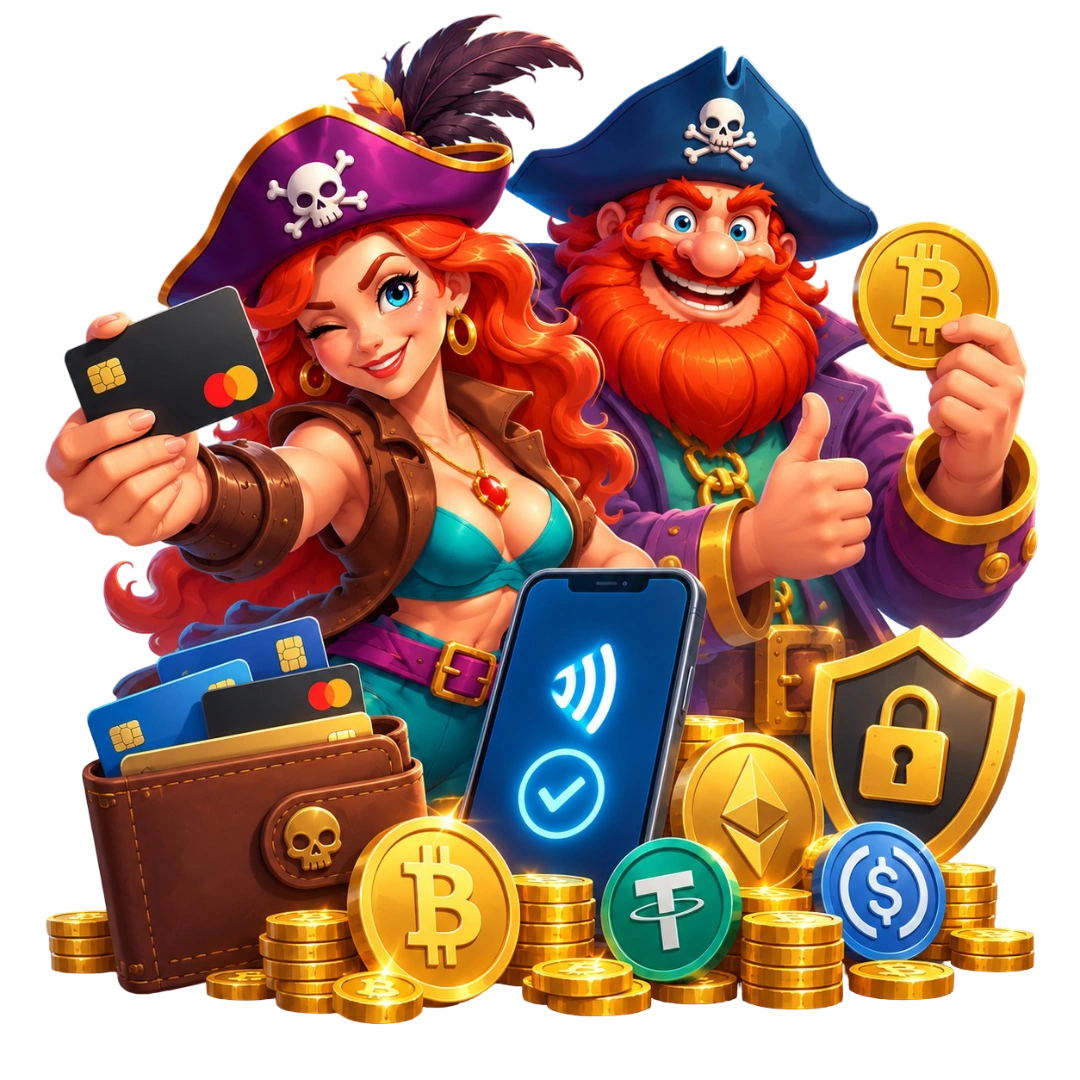 CrashPirate Casino Crash Pirate Casino Deposit & Withdrawal Methods Hero